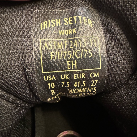 Red Wing Shoes Irish Setter Women’s Safety Boots. Size 10. New without box. - Picture 3 of 8